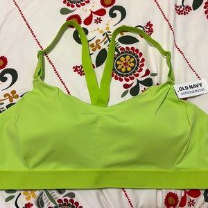 Old Navy Lime green sports bra